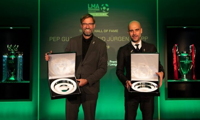 Στο Hall of Fame της Ένωσης Προπονητών της Αγγλίας οι Γκουαρντιόλα και Κλοπ Στο Hall of Fame της Ένωσης Προπονητών της Αγγλίας οι Γκουαρντιόλα και Κλοπ