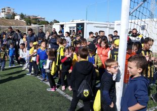 Η επίσκεψη του AEK Kids Club στα Σπάτα