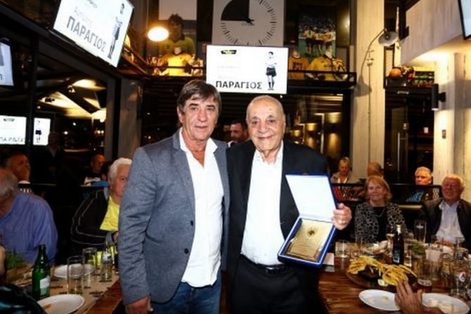 Τιμήθηκε ο Αντώνης Παραγιός (ΦΩΤΟ)