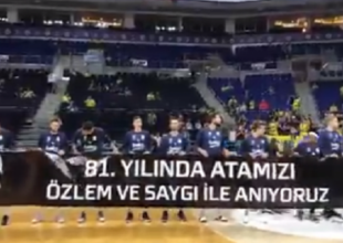 Ο Σλούκας δεν κράτησε πανό για τον Ατατούρκ και οι φίλοι της Φενέρ αντέδρασαν (VIDEO)