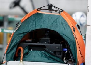 Παναθηναϊκός – Λαμία: Μια σκηνή κάμπινγκ προστατεύει το VAR στο ΟΑΚΑ! (pic)