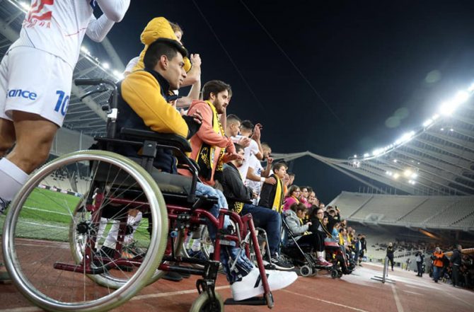 Η ΠΑΕ ΑΕΚ ευχαρίστησε την Παραολυμπιακή Επιτροπή (ΦΩΤΟ)