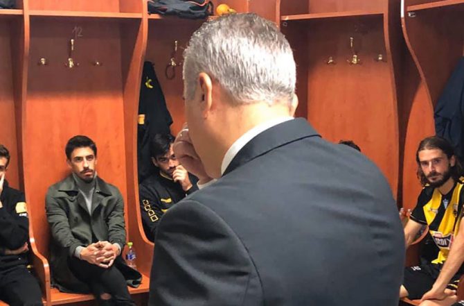 Δημάτος σε Κωστένογλου: «Κόουτς, ένα μεγάλο ευχαριστώ!»