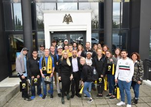 Η ΑΕΚ φιλοξένησε 20 φοιτητές από τις ΗΠΑ