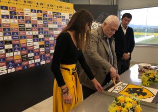 Με Μελισσανίδη η κοπή πίτας της ΑΕΚ (PICS)