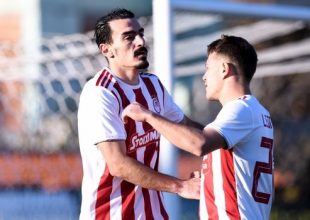 Καλαμάτα – Ολυμπιακός 0-2: Με Λάζαρ και Λάζαρο