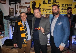 Αγγελόπουλος: «Ψυχή και καρδιά για το μεγαλείο της ΑΕΚ»