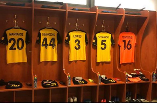 Έτοιμα τα αποδυτήρια της ΑΕΚ (ΦΩΤΟ)