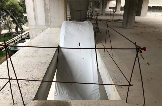 Τοποθετήθηκαν κυλιόμενες σκάλες στην «Αγιά Σοφιά» (ΦΩΤΟ)