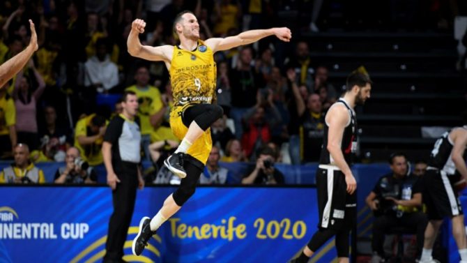 Μπολόνια – Τενερίφη 72-80: Με κομβικό Μπόγρη σήκωσε το Διηπειρωτικό!