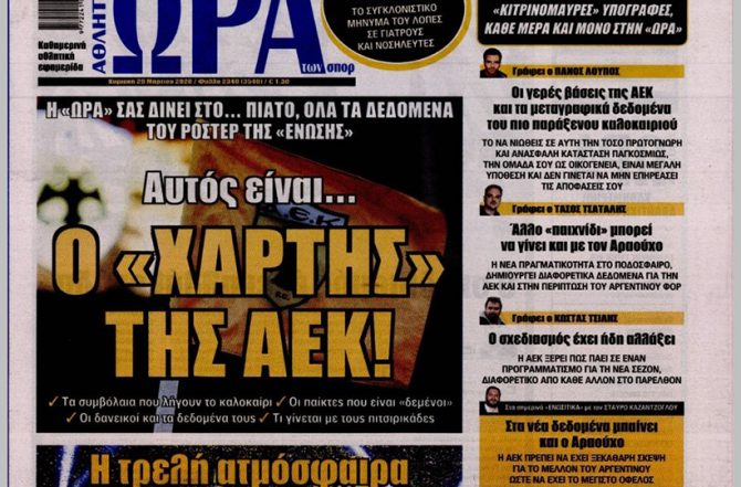 Δίδυμο επιτυχίας και ο… χάρτης της ΑΕΚ!