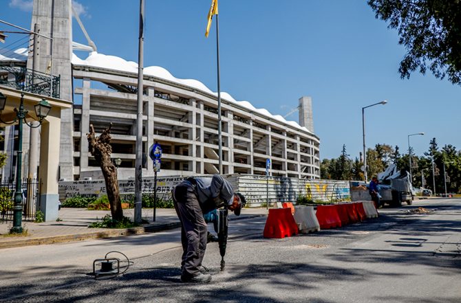 Φωτογραφίες απ’ την έναρξη των εργασιών της υπογειοποίησης