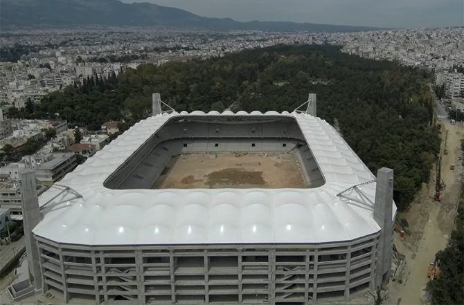 Προχωρούν οι εργασίες στην Αγιά Σοφιά – Χτίζονται οι πολεμίστρες παράθυρα
