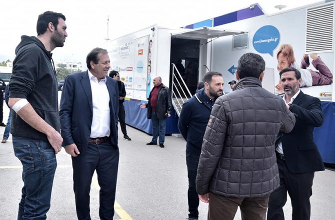 Αντιπροσωπεία της Βασίλισσας στην εθελοντική αιμοδοσία στο ΟΑΚΑ! (ΦΩΤΟ)