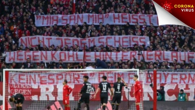 Κορωνοϊός – Bundesliga: Οι οπαδοί της Μπάγερν λένε όχι στην επανέναρξη Κορωνοϊός – Bundesliga: Οι οπαδοί της Μπάγερν λένε όχι στην επανέναρξη