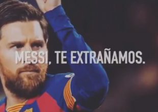 «Μέσι, μας λείπεις…» (vid)