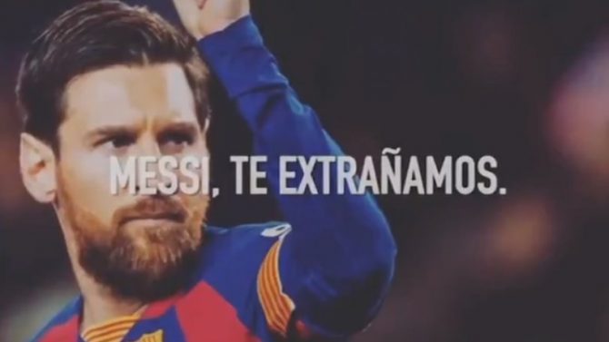 «Μέσι, μας λείπεις…» (vid)