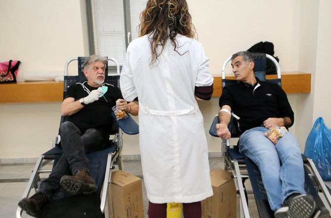 Φωτογραφίες απ’ την αιμοδοσία του Δήμου Νεάς Φιλαδέλφειας