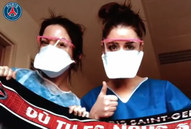 Το ευχαριστήριο μήνυμα της Πάρι Σεν Ζερμέν στους αληθινούς ήρωες! (vid)