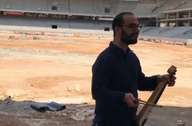Ήχησε ο κεμεντζές στην «Αγιά Σοφιά» (VIDEO)