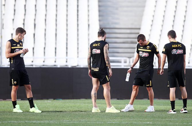 Στιγμές από την… τελευταία πριν τον τελικό (pics)