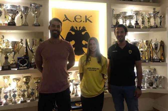Λούδη: «Χαρούμενη που ανήκω στην οικογένεια της ΑΕΚ»