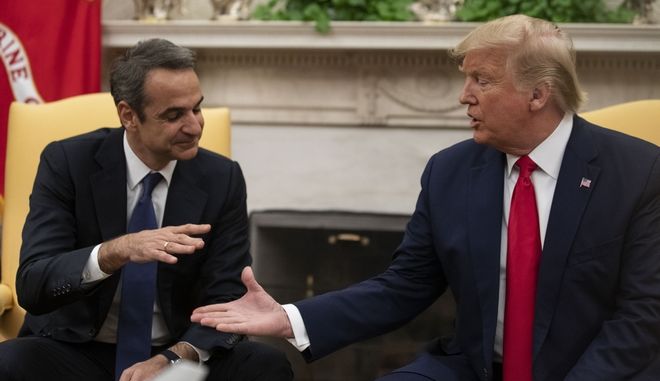 Τηλεφωνική επικοινωνία Μητσοτάκη-Τραμπ για την ανατολική Μεσόγειο