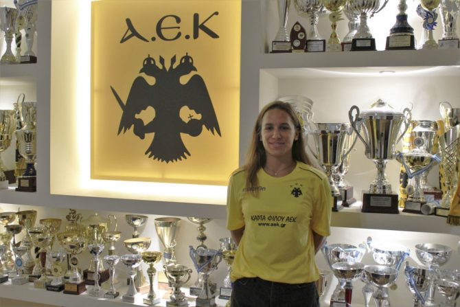 Πρωτόπαπα: «Χαρούμενη που έγινα μέλος της ΑΕΚ, να φτάσουμε όσο ψηλά μπορούμε!»