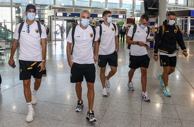 Photostory από την αναχώρηση της ΑΕΚ για Ελβετία! (PICS)