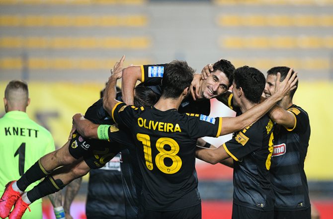 Κυκλώνας ΑΕΚ πέρασε από το Αγρίνιο!