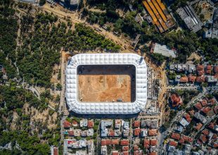 Το πέταγμα πάνω απ’ την Αγιά Σοφιά – OPAP Arena (VIDEO)