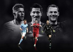 Οι τρεις υποψήφιοι της UEFA για τον καλύτερο παίκτη της σεζόν