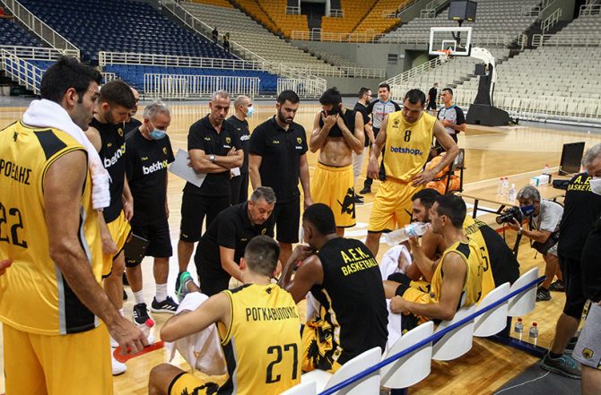 Η παρακάμερα από το φιλικό της ΑΕΚ