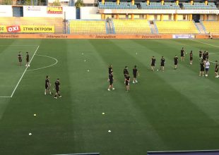 Η άφιξη της ΑΕΚ και η… αναγνωριστική βόλτα (ΦΩΤΟ-VIDEO)