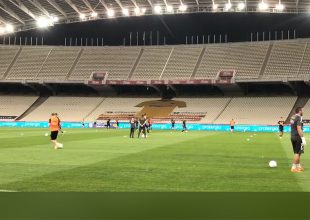 Η προθέρμανση της ΑΕΚ στο ΟΑΚΑ (VID)