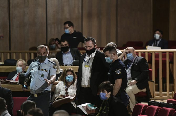 Δίκη Χρυσής Αυγής: Κανένα ελαφρυντικό στην ηγετική ομάδα