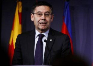 Μπαρτσελόνα: Πανό κατά του Μπαρτομέου πριν από το Clasico (pic)