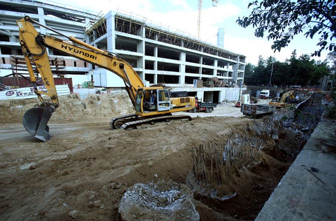 Στο φουλ οι μηχανές και σήμερα (31/01) για την Αγιά Σοφιά – OPAP Arena και την υπογειοποίηση (VIDEO)