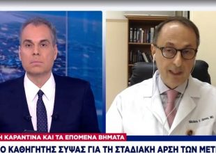 Σύψας: «Παράταση του lockdown μέχρι 21 και Χριστούγεννα μόνοι μας»