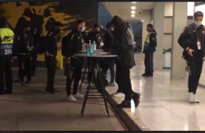 Στο ΟΑΚΑ η αποστολή της ΑΕΚ (VIDEO)