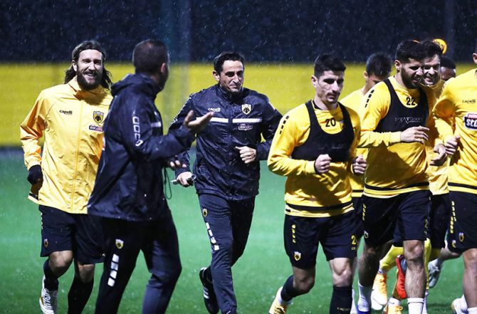 Με βροχή και χαμόγελα η «πρώτη» του Χιμένεθ (pics)