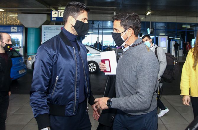Τα «κλικ» της άφιξης Χιμένεθ (pics)