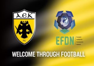 Welcome Through Football: Ξεκινά η δράση με ΑΕΚ, Λίβερπουλ, Νιούκαστλ, Μπενφίκα