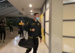 Κιτρινόμαυρη άφιξη και… αποδυτήρια (ΦΩΤΟ+VIDEO)