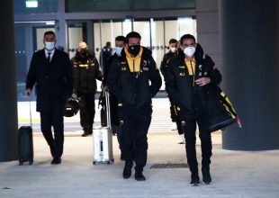 Η άφιξη της ΑΕΚ στη Θεσσαλονίκη (ΦΩΤΟ)