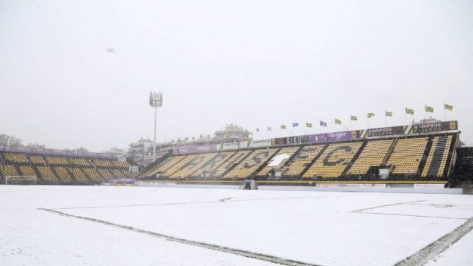 Αρης: Στα λευκά το «Κλεάνθης Βικελίδης» (pics)