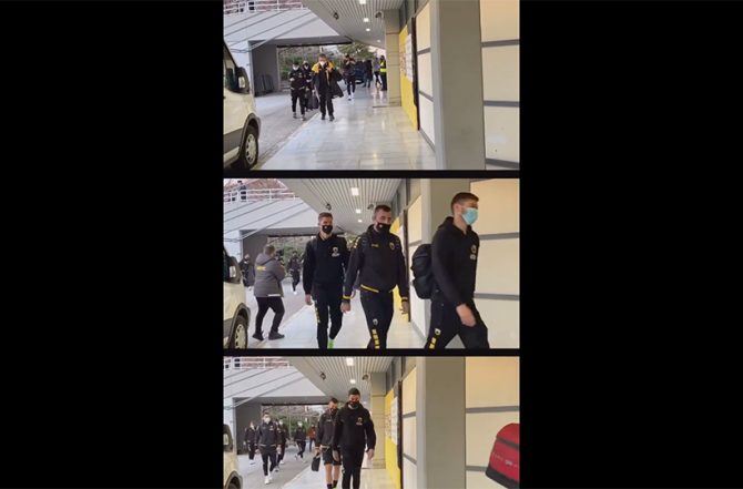 Στο ΟΑΚΑ η ΑΕΚ (VID)