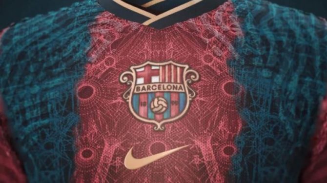 Μπαρτσελόνα: Φανέλα «έργο τέχνης» προς τιμήν του Γκαουντί (pics)