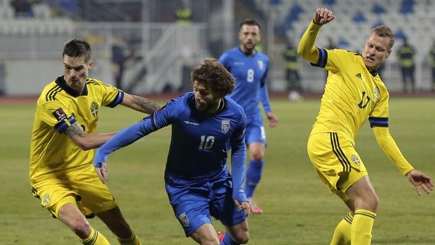 Η βαθμολογία στον όμιλο της Εθνικής μετά τη νίκη της Σουηδίας επί του Κοσόβου