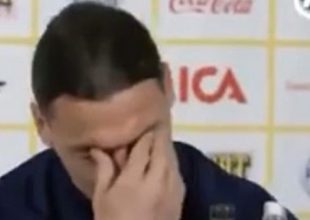 Ιμπραχίμοβιτς: Ξέσπασε σε λυγμούς στη συνέντευξη Τύπου στην Σουηδία